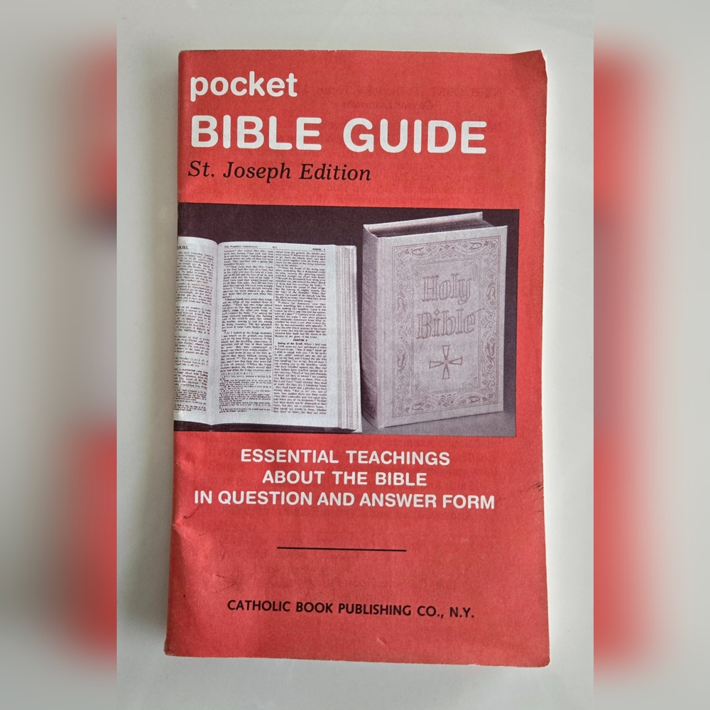 St. Joseph Edition Bible Guide 1989